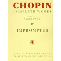 Polskie Wydawnictwo Muzyczne Chopin. Complete Works. Impromptus Fryderyk Chopin