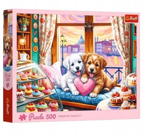 PUZZLE 500 Szczenięca miłość 37554