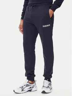 Napapijri Spodnie dresowe M-Gori Wint NP0A88UH Granatowy Relaxed Fit - Spodnie sportowe męskie - miniaturka - grafika 1