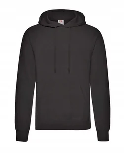 Bawełniana Czarna Bluza Z Kapturem 280g r. M - Bluzy męskie - miniaturka - grafika 1