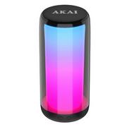 Głośniki przenośne - AKAI CS2 Glow, BT głośnik z oświetleniem LED - miniaturka - grafika 1