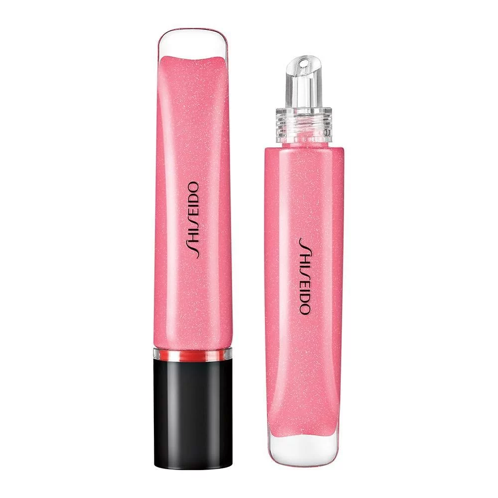 Shiseido Shimmer GelGloss połyskujący błyszczyk do ust o dzłałaniu nawilżającym odcień 04 Bara Pink 9 ml