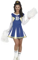 Stroje karnawałowe - Strój Cheerleaderka niebieska-L - miniaturka - grafika 1