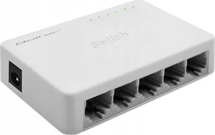 Switch Qoltec Switch niezarządzalny Qoltec przełącznik sieciowy 5 x port RJ45 1000Mbps Fast Ethernet LAN - Switche - miniaturka - grafika 1