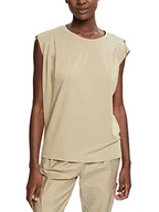 Koszulki i topy damskie - ESPRIT Collection Koszulka damska 072EO1K321, 265/PALE Khaki, XS - miniaturka - grafika 1