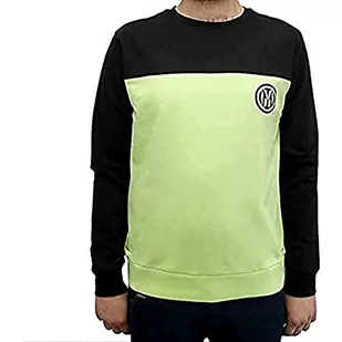 Fc Internazionale Męska bluza z okrągłym dekoltem, czarno-zielona, XL - Bluzy męskie - miniaturka - grafika 1