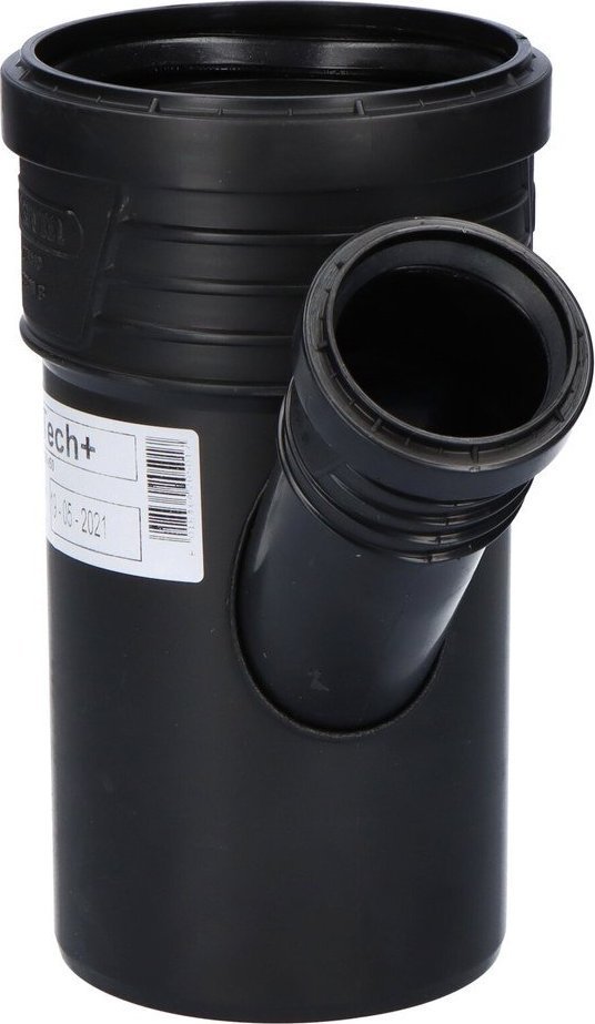 Wavin Czwórnik prosty 110x50x50/45, SITECH+ czarny