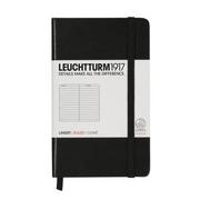 Notesy i bloczki - Leuchtturm, Notes Pocket, 185 stron, linia, czarny - miniaturka - grafika 1
