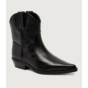 Michael Kors Skórzane kowbojki NOEMIE - Botki damskie - miniaturka - grafika 1