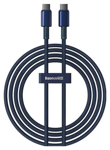 Baseus Tungsten Gold USB-C do USB-C, 100W, 2m niebieski - Kable USB - miniaturka - grafika 1