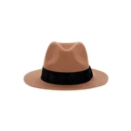 Czapki damskie - Damski Kapelusz GUESS FEDORA HAT AW9936WOL01-BRO – Brązowy - miniaturka - grafika 1