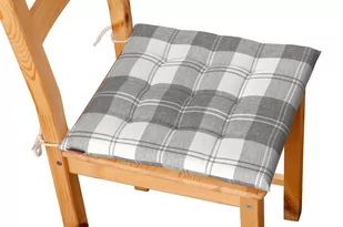 Dekoria Siedzisko Karol na krzesło krata szaro-biała 40 × 40 × 3,5 cm Edinburgh 200-115-79 - Meble modułowe i akcesoria - miniaturka - grafika 1