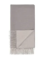 Apaszki i szaliki damskie - Hey Marly Wełniany szal "Classic" w kolorze kremowo-szarym - 250 x 65 cm - miniaturka - grafika 1