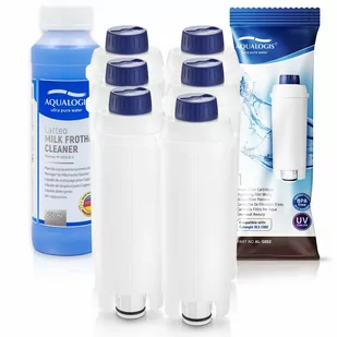 Zestaw Delonghi Aqualogis AL-S002 6szt, Latteo 250ml - Akcesoria i części do ekspresów do kawy - miniaturka - grafika 1