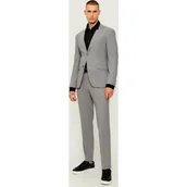 Garnitury - BOSS BLACK Garnitur P-Huge-2Pcs-WG-253 | Slim Fit | z dodatkiem wełny - miniaturka - grafika 1