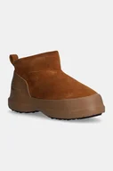 Śniegowce damskie - Moon Boot śniegowce zamszowe MB LUNA LOW BOOT SUEDE kolor brązowy 80D2480040 M008 - miniaturka - grafika 1