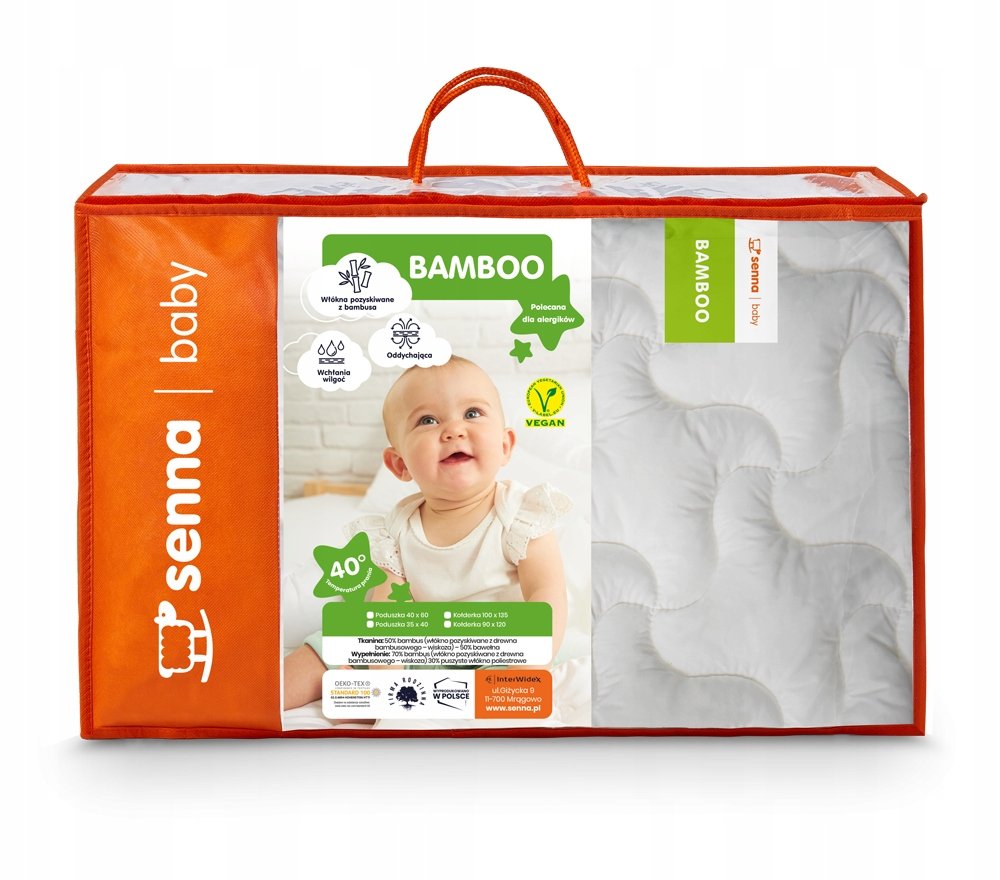 Senna Baby pościel wkład wypełnienie bambus 135x100