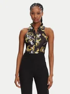 Body - Versace Jeans Couture Body 78HAM207 Czarny Slim Fit - miniaturka - grafika 1