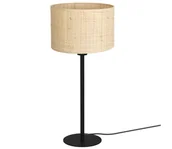Lampy stojące - Lampa stołowa RATTAN 1xE27/60W/230V śr. 25 cm rattan - miniaturka - grafika 1