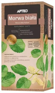SYNOPTIS PHARMA SP. Z O.O. SYNOPTIS PHARMA SP Z O.O APTEO NATURA FIX MORWA BIAŁA 20 sasz 7049666 - Śmietanki i dodatki do kawy - miniaturka - grafika 2
