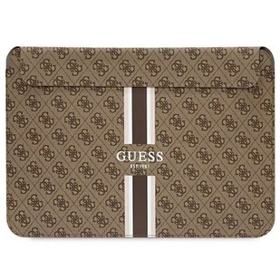 Guess Sleeve GUCS14P4RPSW 14" brązowy/ brown 4G Printed Stripes - Plecaki - miniaturka - grafika 1