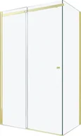 Kabiny prysznicowe - Mexen Omega kabina prysznicowa rozsuwana 120x80 cm, transparent, złoty - 825-120-080-50-00 - miniaturka - grafika 1