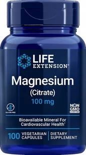 Life Extension Life Extension Cytrynian Magnezu 160 mg - 100 kapsułek - Witaminy i minerały - miniaturka - grafika 1