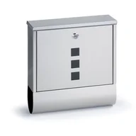 Skrzynki na listy - B2B Partner Skrzynka pocztowa, nierdzewna BK.210.N - miniaturka - grafika 1