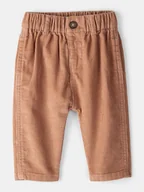Spodenki dla niemowląt - OshKosh Spodnie sztruksowe w kolorze jasnobrązowym - miniaturka - grafika 1