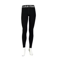 Legginsy - Calvin Klein Legginsy damskie, czarny, M - miniaturka - grafika 1