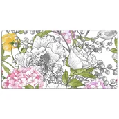 Podkładki na biurko - Podkładka na biurko Piękne ptaki 120x60 cm - miniaturka - grafika 1