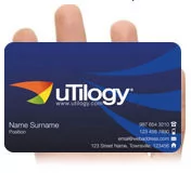 Akcesoria do reklamy - Veraprint Wizytówki Plastikowe przezroczyste 0,7mm 500 szt. - miniaturka - grafika 1