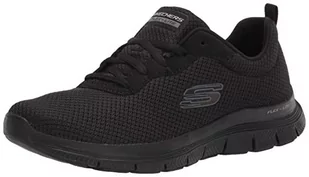 Skechers Damskie sneakersy Flex Appeal 4.0-Brilliant Vie, Czarne wykończenie z siatki, 39 EU - Sneakersy damskie - miniaturka - grafika 1