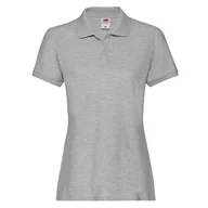 Koszulki sportowe damskie - Damska Koszulka Polo Premium Plain - miniaturka - grafika 1