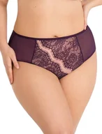 Komplety bielizny - Figi damskie z wysokim stanem i koronką VIOLET K802 fioletowe  M - miniaturka - grafika 1