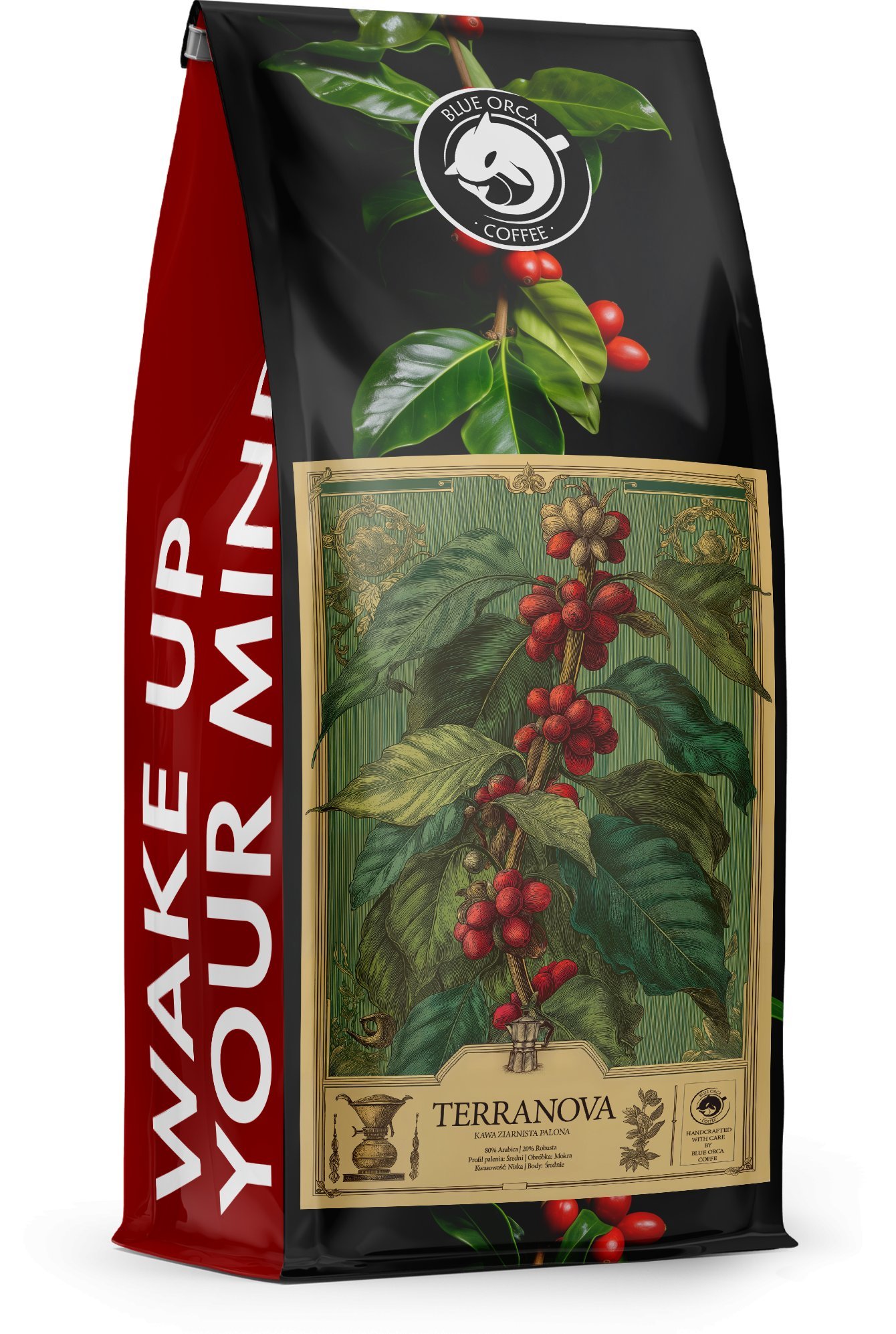 Kawa ziarnista 1kg Świeża - TERRANOVA Limited Edition idealna do ekspresu