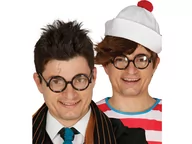 Dodatki do strojów karnawałowych - Guirca Okulary Czarodzieja - 1 szt. GU16232 - miniaturka - grafika 1