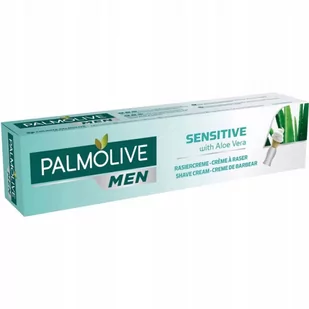 Palmolive Men Sensitive Shave Cream Krem Do Golenia With Aloe Vera 100ml - Kosmetyki do golenia - miniaturka - grafika 1