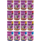 Mokra karma dla kotów - Whiskas Mokra karma dla kota Whiskas różne smaki pakiet 16 x 400 g - miniaturka - grafika 1