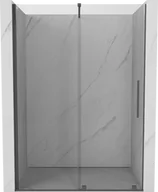 Ścianki i drzwi prysznicowe - Mexen Velar drzwi prysznicowe rozsuwane 130 cm, transparent, gun gray szczotkowany - 871-130-000-01-66 - miniaturka - grafika 1