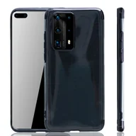 Etui i futerały do telefonów - Etui na telefon komórkowy Huawei P40 Pro Black - Clear - TPU Silicone Case Backcover w kolorze Transparent Black - miniaturka - grafika 1