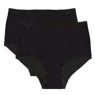 Majtki męskie - Bielizna damska wysoki stan, kolor czarny 2 pack, rozmiar 3XL - miniaturka - grafika 1
