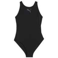 Stroje kąpielowe - Damski strój kąpielowy Puma Raceback Swimsuit Rozmiar: S / Kolor: czarny - miniaturka - grafika 1