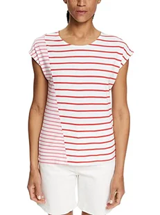 ESPRIT Collection Koszulka damska, 100 / biały, L - Koszulki i topy damskie - miniaturka - grafika 1