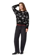 Swetry damskie - Scotch & Soda Sweter w kolorze szaro-czerwono-czarnym - miniaturka - grafika 1