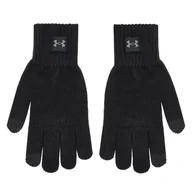 Rękawiczki - Rękawiczki Męskie Under Armour UA Halftime Gloves 1373157-003 Czarny - miniaturka - grafika 1