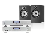 Zestawy stereo - Rotel A12 MKII (srebrny) + CD14 MKII (srebrny) + 606 S3 (czarny) - miniaturka - grafika 1