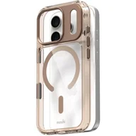 Etui i futerały do telefonów - Etui MOSHI iGlaze MagSafe do Apple iPhone 17 Pro Przezroczysto brązowy - miniaturka - grafika 1