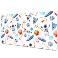 Podkładki na biurko - Duża podkładka na biurko dla dzieci Astronauta 90x45 cm - miniaturka - grafika 1