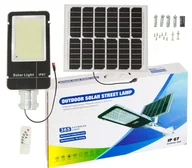 Lampy ogrodowe - Mocna Lampa Solarna LED 1200W ULICZNA PILOT ZESTAW - miniaturka - grafika 1